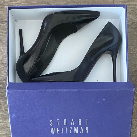 Stuart Weitzman Nouveau Adobe Aniline Pumps in US9 - Picture 3 of 8
